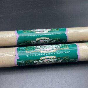 2 Charles Craft 32 Count Irish Linen Tubes‎ Classic Reserve 20x24 Cross Stitch